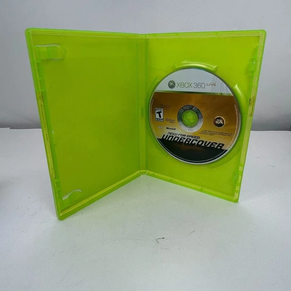 Need for Speed Undercover X360 (Microsoft Xbox 360, 2008) No Manual
